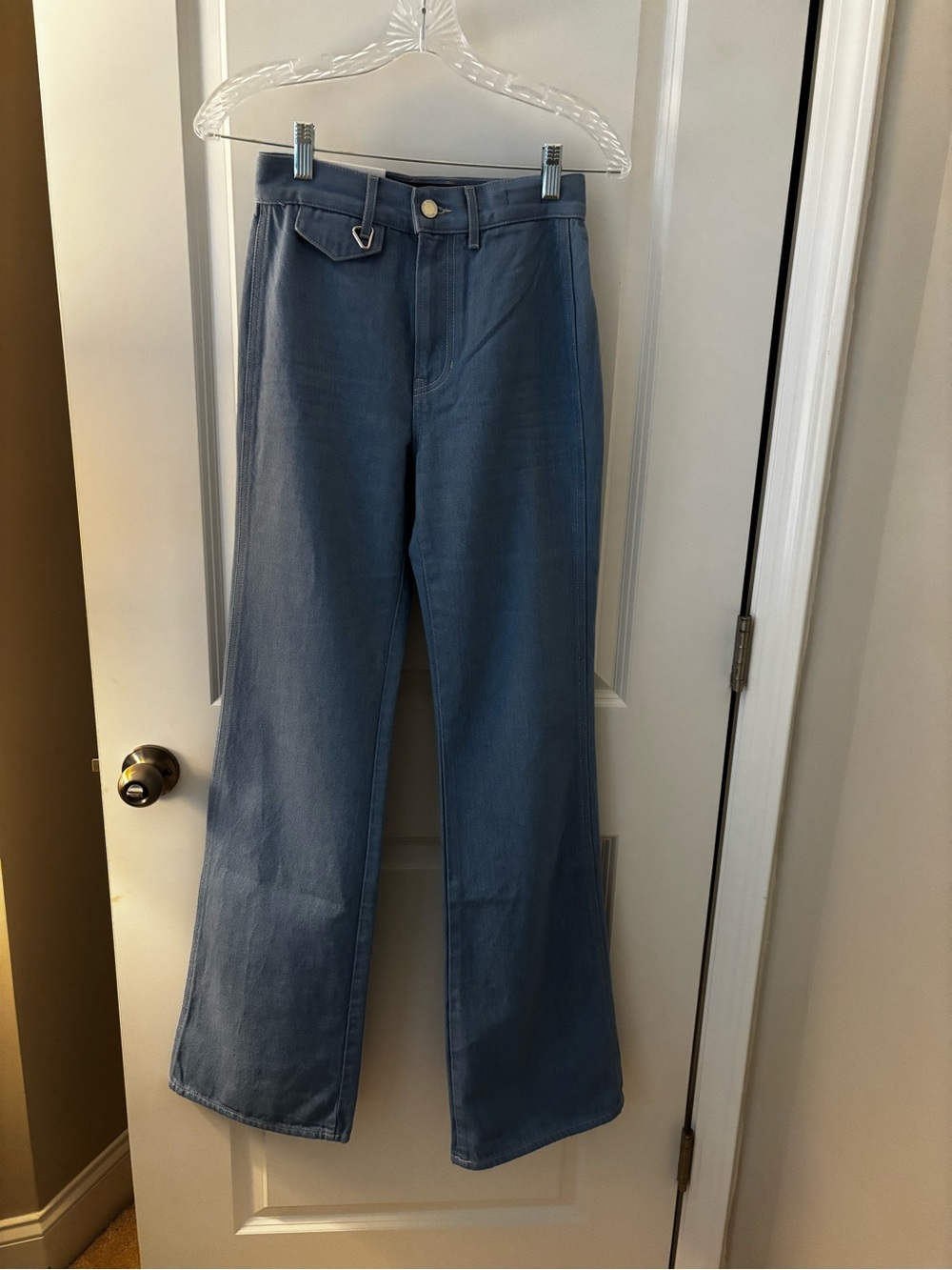 Veronica Beard Light Blue Wide-Leg Jeans - Picture 2 of 4